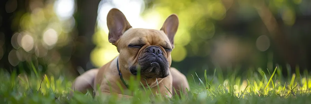 méditation canine bouledogue Français