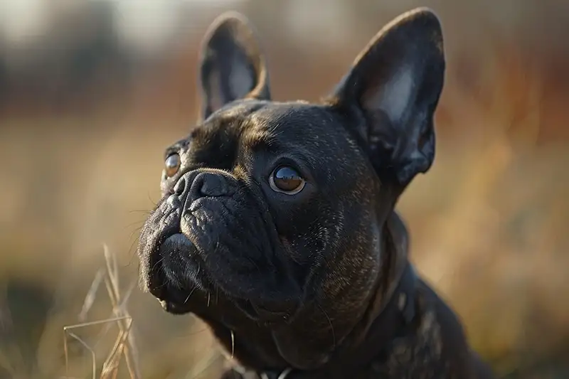 bouledogue francais noir stresse